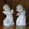 Decorative White Ceramic Angel Wing for Plating Craft
