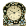 China Factory Direct Sale Plating Home Decor Zinc Alloy Table Clocks