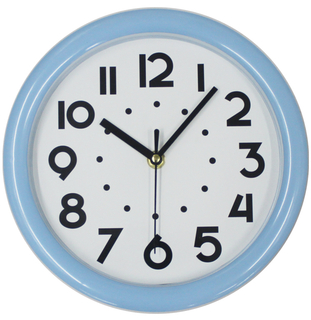 10inch Plastic Cheap Easy Cleaning Big Numbers Round Kitchen Wall Clock