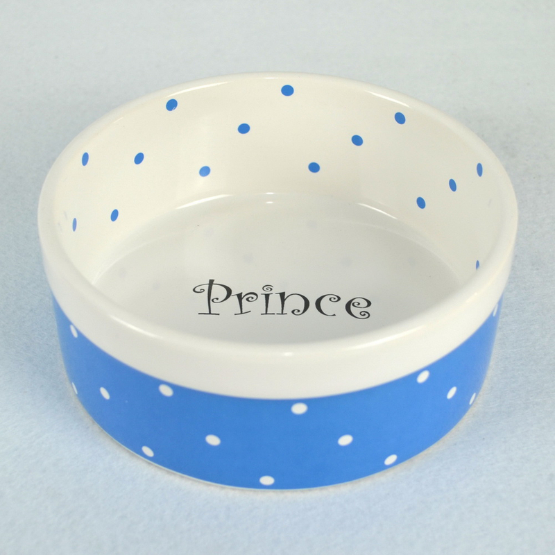 Round Ceramic Pet Bowl for Food And Water