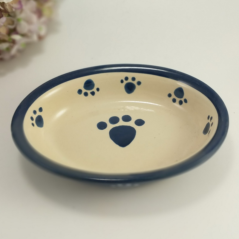 New Arrive Ceramic Pet Cat Food Water Feeding Portable Dog Bowl