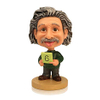Ming People Cute Einstein Cartoon Bobblehead Doll Toy Car Accessories