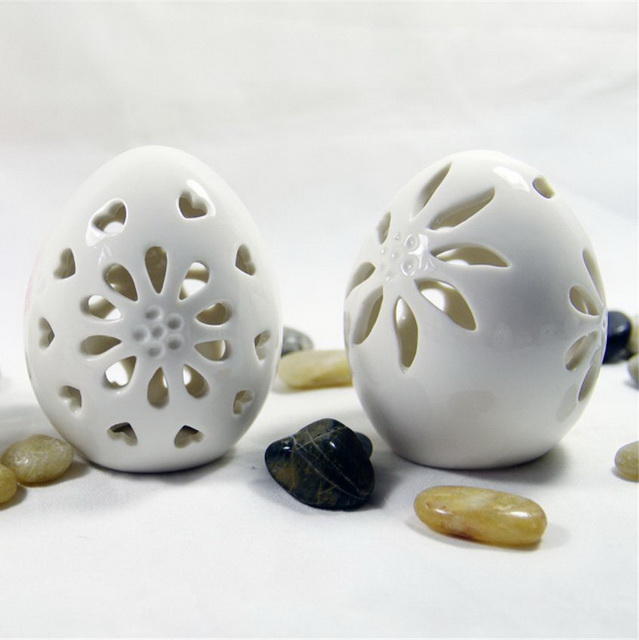 Ceramic Craft Gifts with LED Light Easter Egg