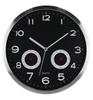 Simple Aluminum Frame Modern Round Wall Clock