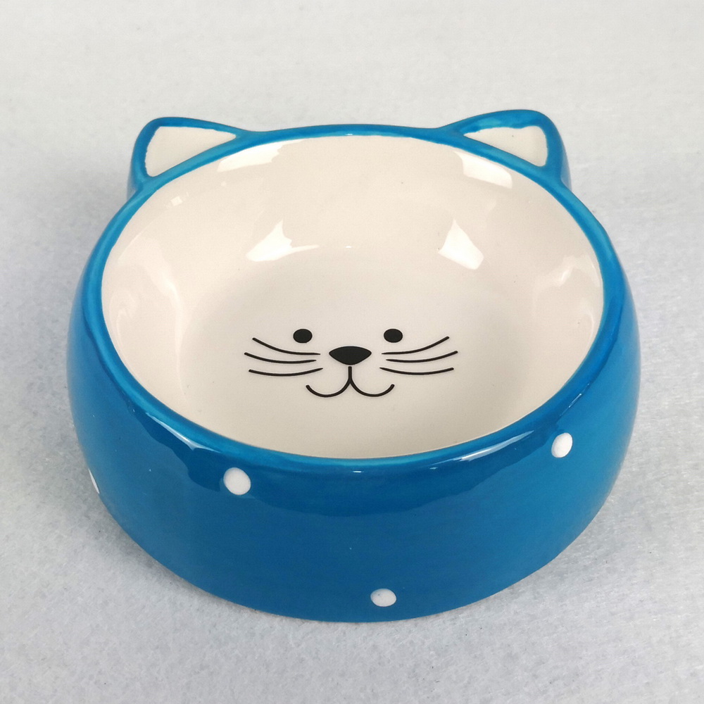 Wholesale New Creative White Custom Small Soup Pet Dog Ceramic Bowl 
