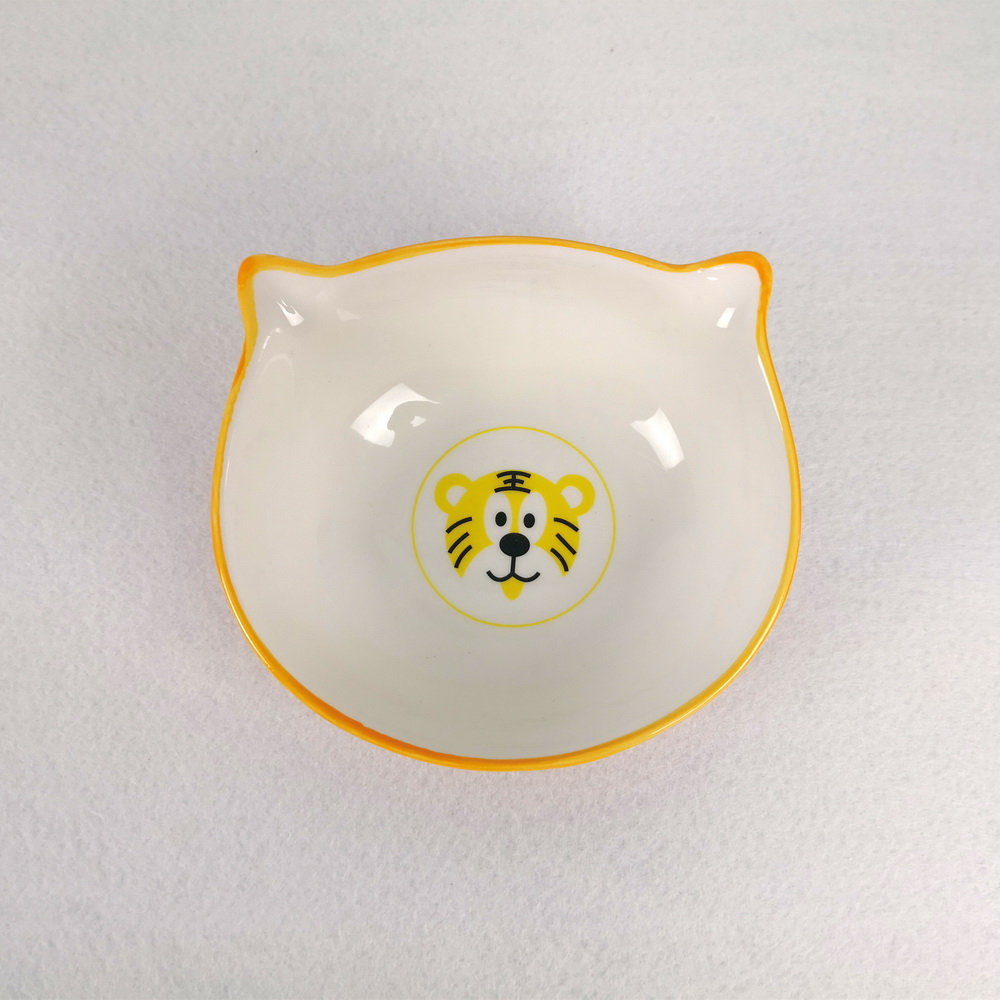 Ceramic Pet Bowl Anti-slip Bottom Cat Dog Water Bowl Food Bowl