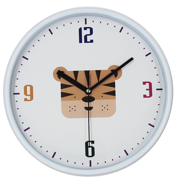 Paper Printing Carton Panda Wall Clock with Calendar