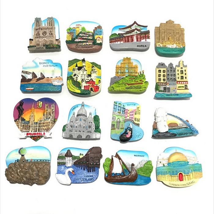 Calamita Da Frigo 3D Toledo Spagna In Resina - Souvenir Di Viaggio Weekino