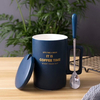 Food Grade Dishwasher Oven Safe Ceramic Coffee Mug with Lid And Spoon
