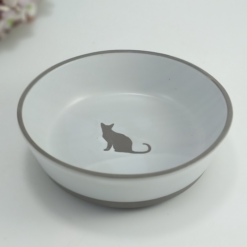 Ceramic Factory Ceramic Pet Bowl Cat Bowl Dog Food Bowl with Various Size