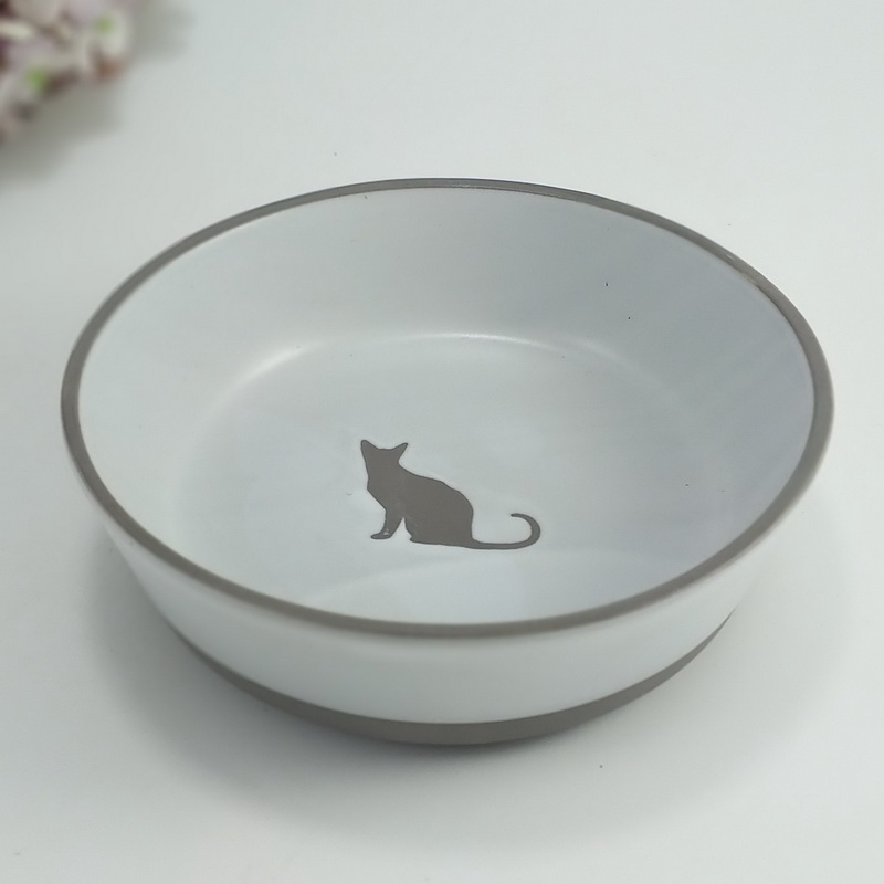  Hot Sale Water And Feeding Use Stoneware Pet Ceramic Dog Bowl For Food