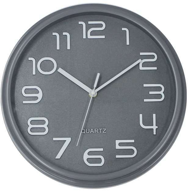 Wall Clock 3D Plastic 12inch Wall Clock 3D