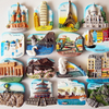 OEM Wholesale 3D Resin Fridge Magnet Tourism City Souvenir Polyresin Refrigerator Magnets