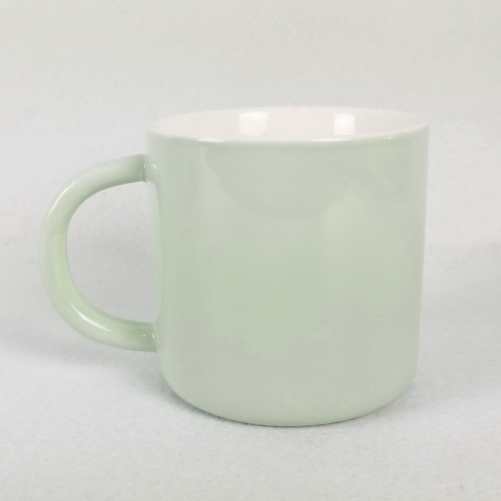 Printed Ceramic Coffee Mug with Cactus Decal