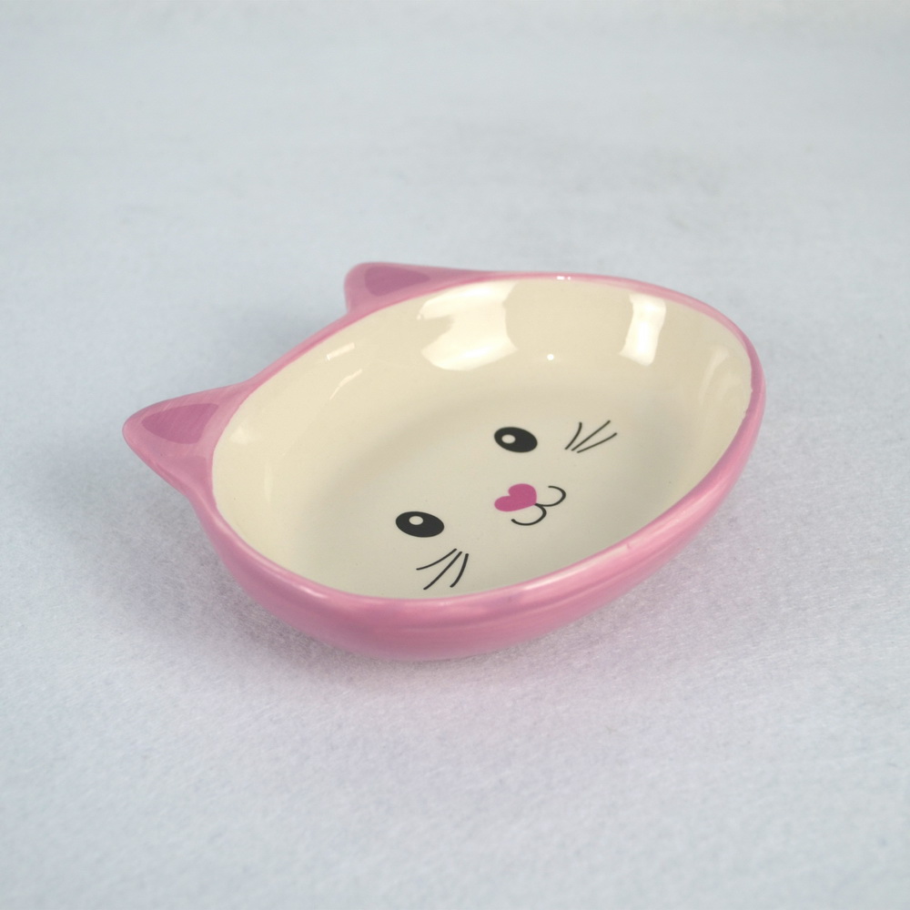 Large Capacity Safety Cat Ceramic Pet Food Bowl