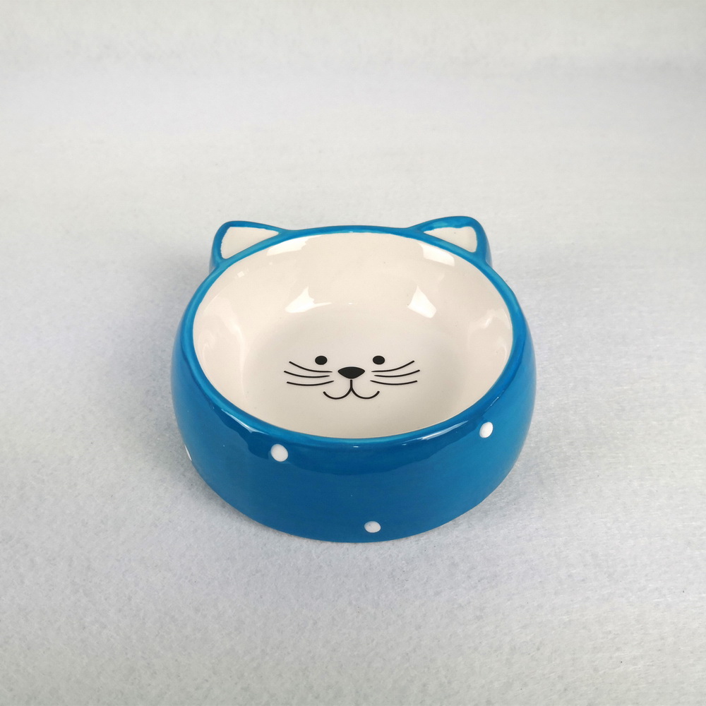 Wholesale New Creative White Custom Small Soup Pet Dog Ceramic Bowl 
