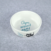 High Quality Ceramic Dog Bowl Ceramic Print Cat Bowl 