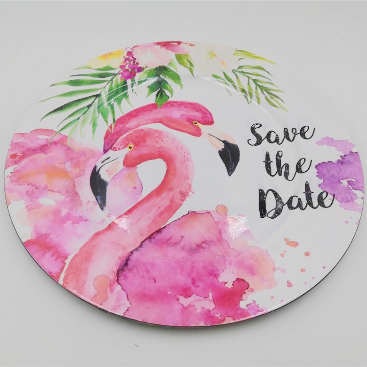 Hot Sale High Quality Competitive Price Unbreakable Round Printed Dinnerware Plate