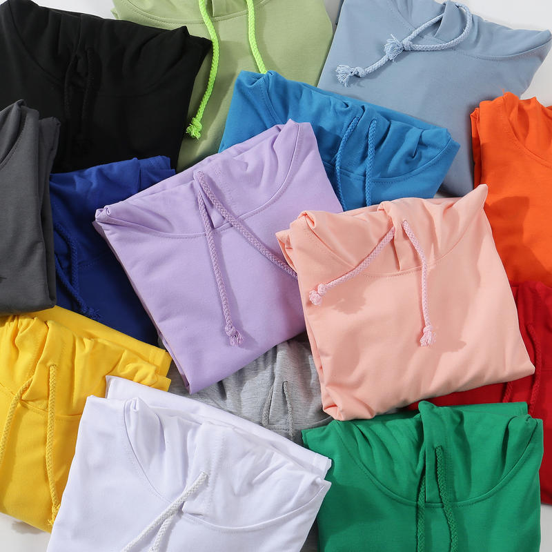Spring And Autumn Men's And Women's Casual Hooded Pullover Sweatshirt 