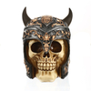 Personality Resin Carving Skull Coin Bank 3D Skull Head Piggy Bank Skull Money Bank Desktop Figurine Halloween Decor Gifts
