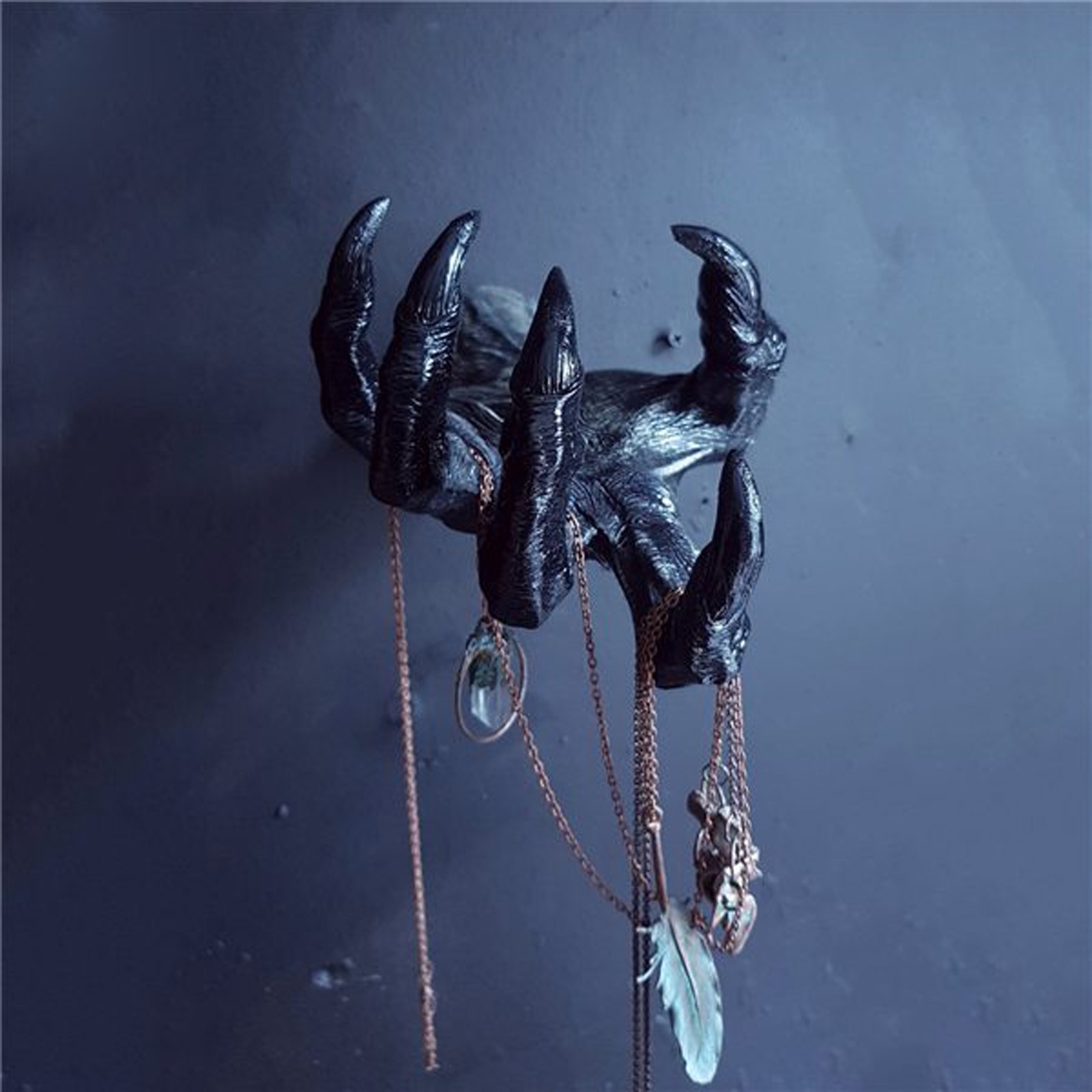  Hand Witch Decor Wall Hanging Statues Creative Wall Decor Resin Aesthetic Art Sculpture Retro Wall Witch Hand Ornament