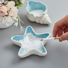 Conch Serie Jewelry Tray White Porcelain Jewelry Display Plate Necklace Necklace Earrings Display Storage Box Decorative Jewelry