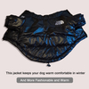 Large Winter Pet Dog Clothes French Bulldog Puppy Warm Windproof Jacket Small Medium Dog Reflective Coat Chihuahua Pet Outfits
