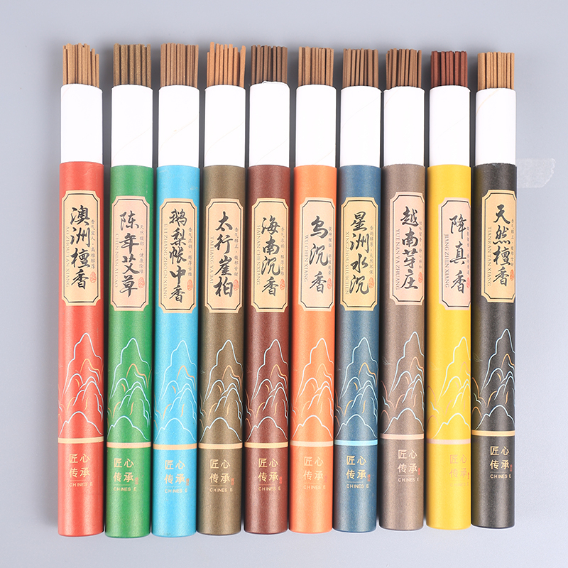 48pcs/box Natural Coil Incense Aromatherapy Fragrance Indoors Indian Buddhist Sandalwood Incense Without Censer