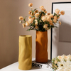 Nordic Morandi Vase Dried Flower Ornaments Creative Electroplated Silver Ceramic Vase Model Vases Living Room Decoration Gift