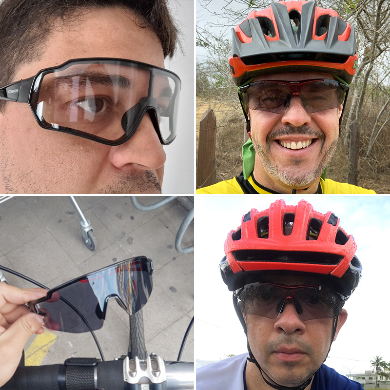 Photochromic Cycling Glasses Bike Bicycle Glasses Sports Men&#39;s Sunglasses MTB Road Cycling Eyewear Protection Goggles