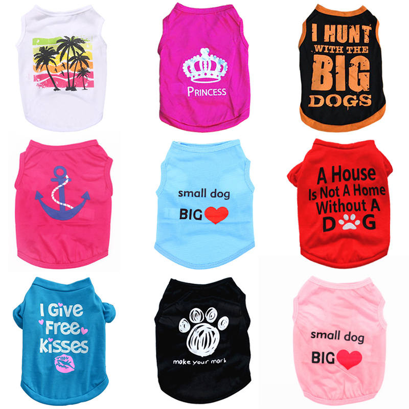 Pet Dog Clothes Summer Puppy Pet Clothing For Dog Vest Shirt Winter Warm Dogs Pets Clothing Chihuahua Yorkshire Clothes For Dogs