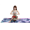 Yoga Mat Print Quick Dry Non-Slip Foldable Yoga Towel Slimming Fitness Exercise Mat Blanket with Mesh Bag Fitness Yoga Mats