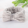 Coral Fleece Soft Headband Cross Top Kont Hairband