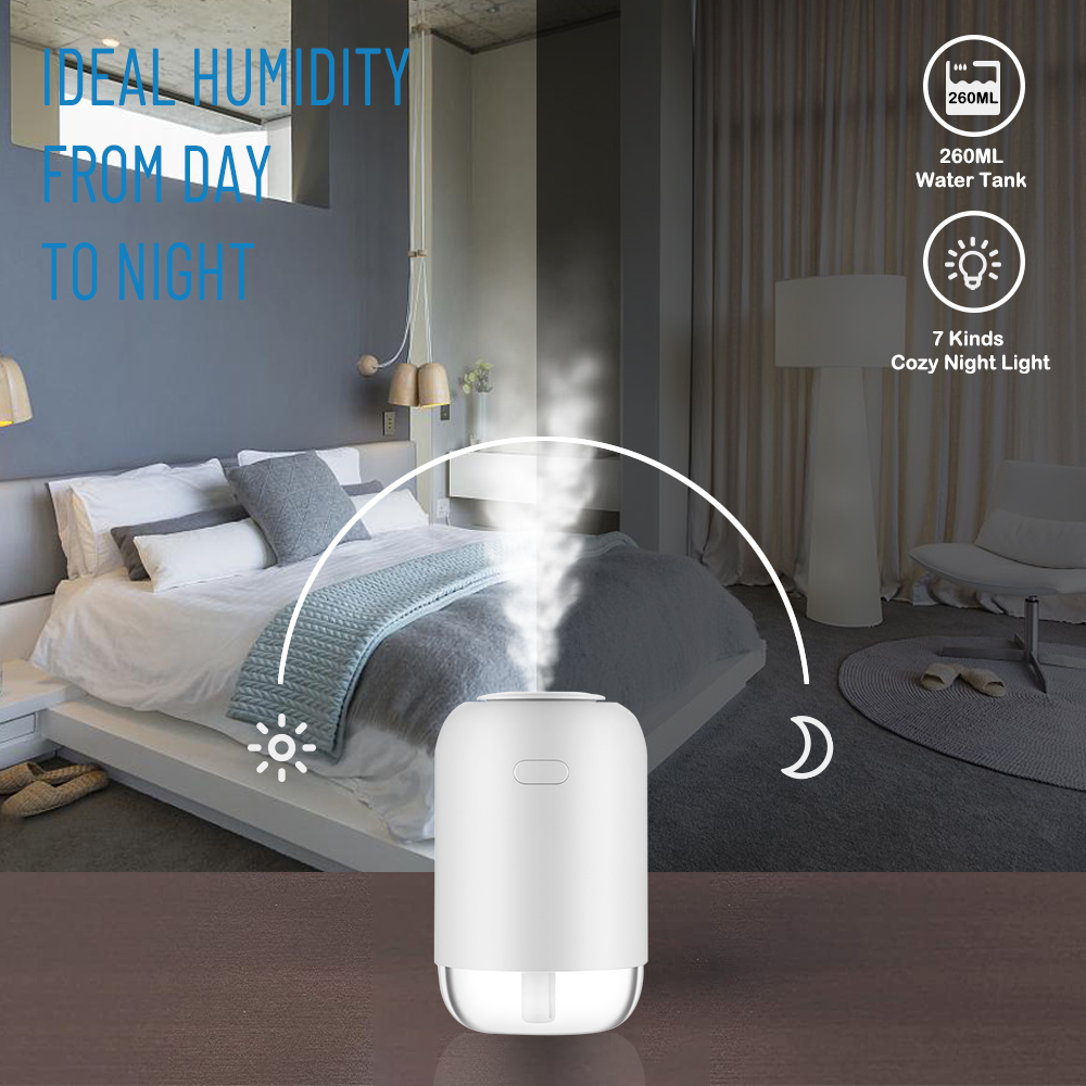 Wireless Humidifiers Diffusers Household Air Humidifier Aromatherapy Diffuser Aroma Oils Aceite Esencial Humificador Mist Maker