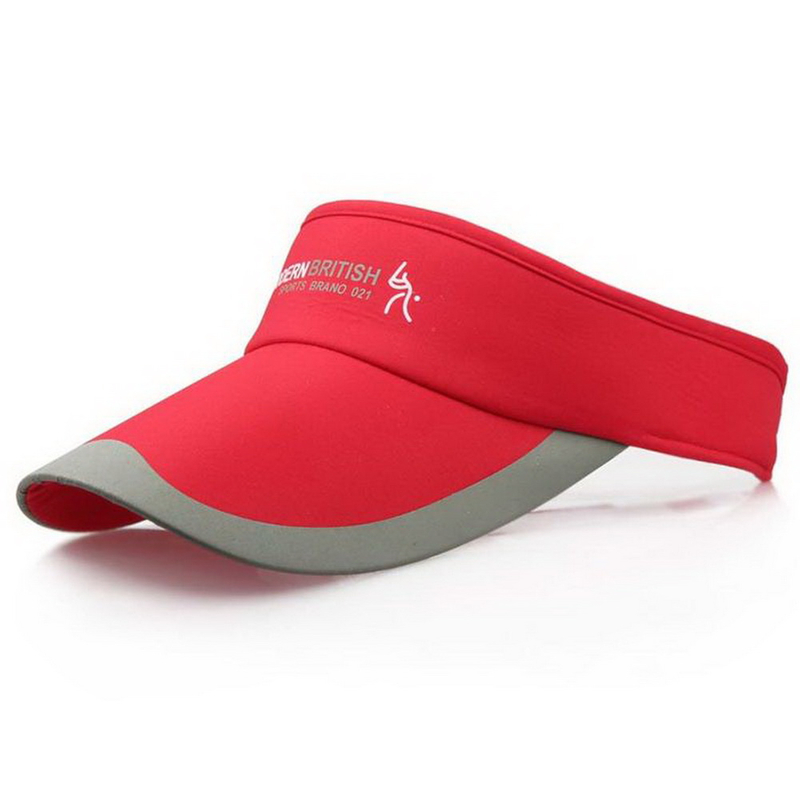 Casual Empty Top Sun Cap Adjustable Sports Hat Spring Summer Caps for Men Women UV Protection Tennis Golf Running Sunscreen Hats