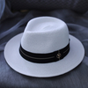 New Natural Panama Soft Shaped Straw Hat Summer Women/Men Wide Brim Beach Sun Cap UV Protection Fedora Birthday Gift