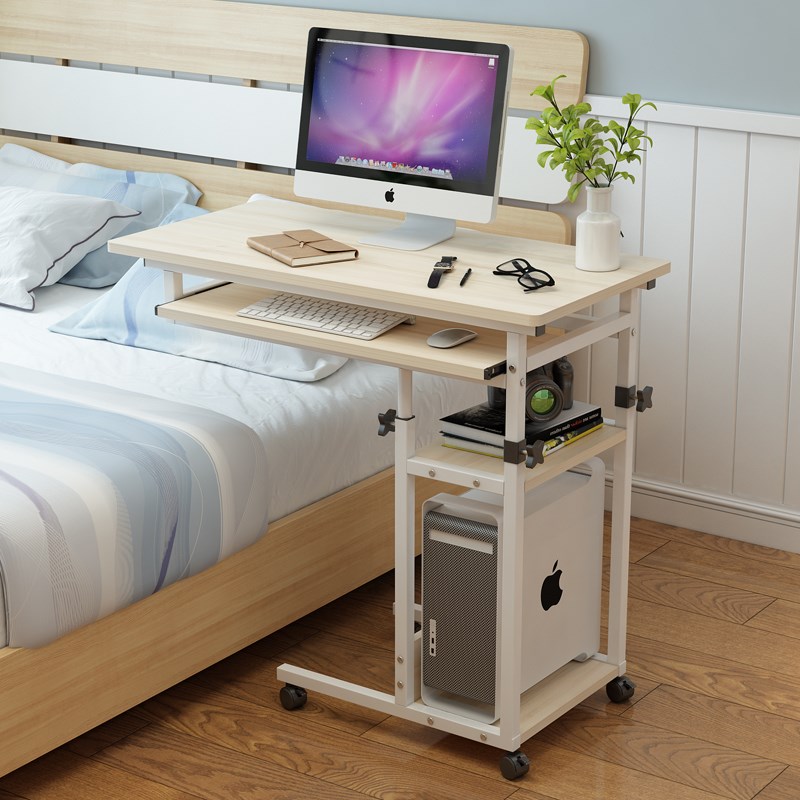  Lift And Lift Movable Bedside Tables Household Notebook Computer Tables Bedroom Lazy Tables Bed Desks Simple Small Tables