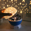 LED Rotating Starry Sky Night Light Projection Lights Children Kids Gift Bedroom Star Moon NightLights Festive Atmosphere Lamp