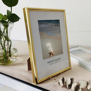 Aluminum Small Photo Frame For Wall Hanging With Plexiglass 9X13 13X18cm Metal Picture Frame For Pictures Photo Decor
