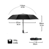 Fashion Automatic Umbrella For Women Flower Gentle 3Fold Anti-uv Windproof Fully Auto Rain High