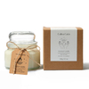  Natural Christmas Widely Used Gradient color Soy Wax Glass Jar Scented Candle with folding box