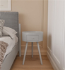 Storage Aesthetic Nightstand Drawers Multifunction Simple Novelty Nightstand White Design Narrow Mesitas De Noche Home Furniture
