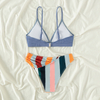 Wholesale New Style Floral Print Halterneck Sexy Bikini