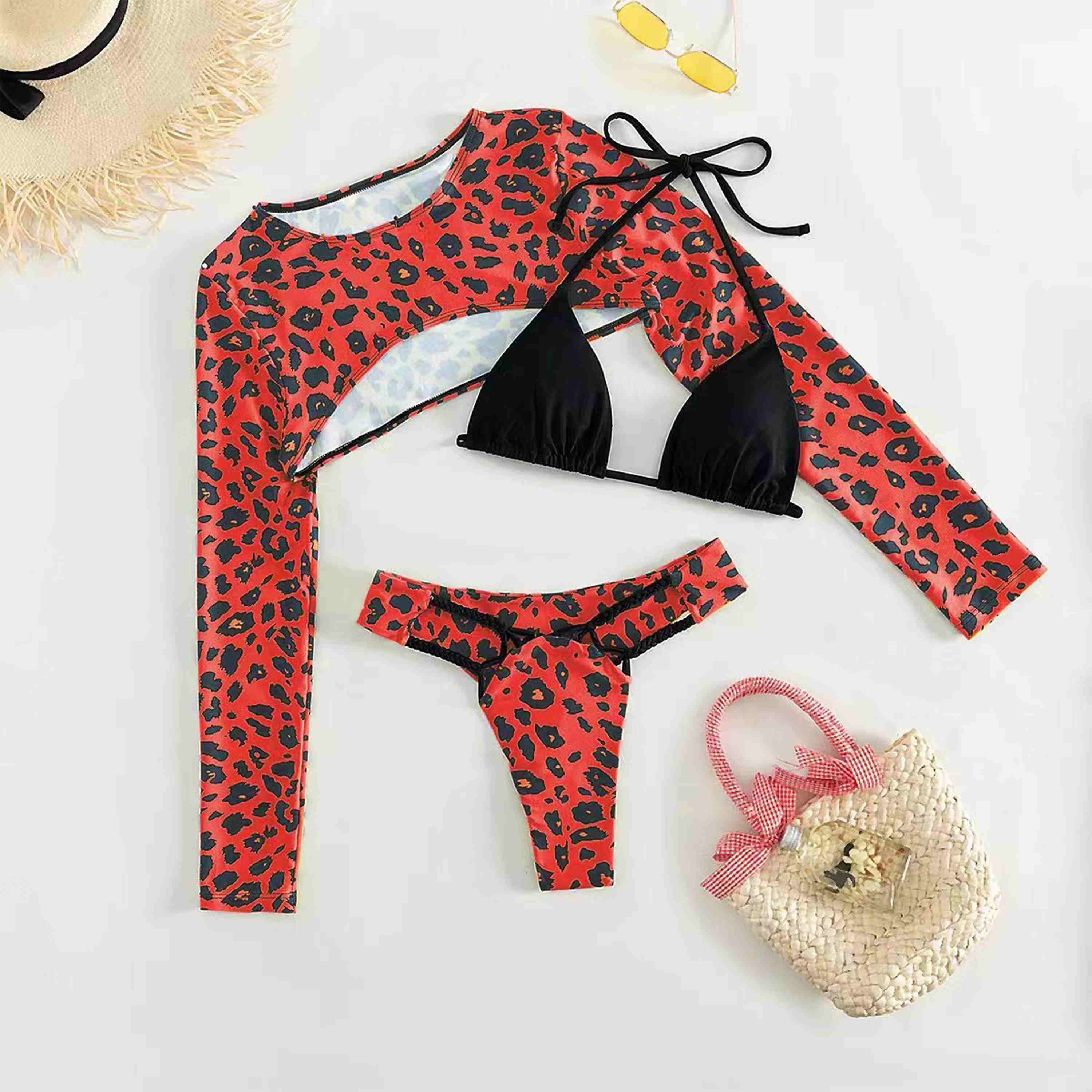Design Your Own Swimwear OEM Knot Bikini Fashion Swimsuit