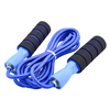 Blue jump rope fitness fat burning weight loss rope sports plastic handle skipping rope