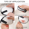 Cotton Microfiber Puff Facial Makeup Remover Pads Double Layer Removal Sponge
