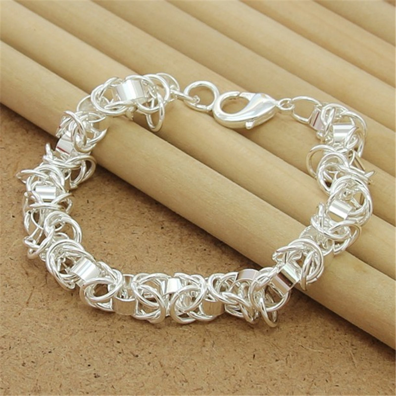 High Quality 925 Sterling Silver Bracelet Fashion Leading Men And Women Bracelet Jewelry Gift