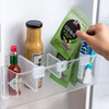 1/4pcs Refrigerator Storage Partition Board Retractable Plastic Divider Storage Splint Kitchen Bottle Can Shelf Organizer