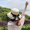  New Summer Straw Hats for Women Fashion Sunshade Beach Hat Travel Bow Big Brim Sun Hat Korean Version Wild Panama Hat Caps