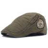 Fashion Letter Beret Hat Men Sun Hat Golf Driving Cabbie Hat Newsboy Flat Ivy Summer Cap Peaky Blinder Casquette Cap